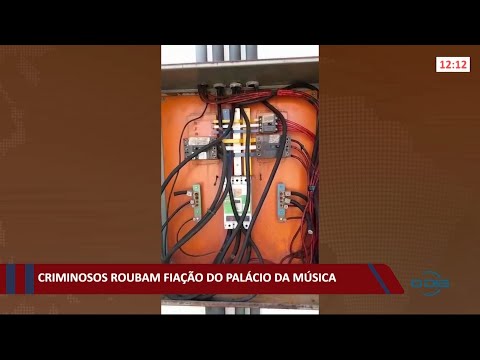 Criminosos roubam fiacão do PalaÌcio da MuÌsica 22 09 2021