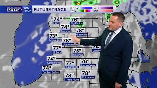 Tuesday Evening Forecast: Storms tomorrow