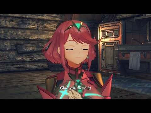 Pyra Make Snacc | Xenoblade Chronicles 2 Cutscene Nintendo Switch