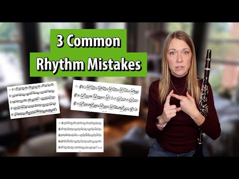 3 Common Rhythmic Mistakes & 3 Short Studies to Fix Them