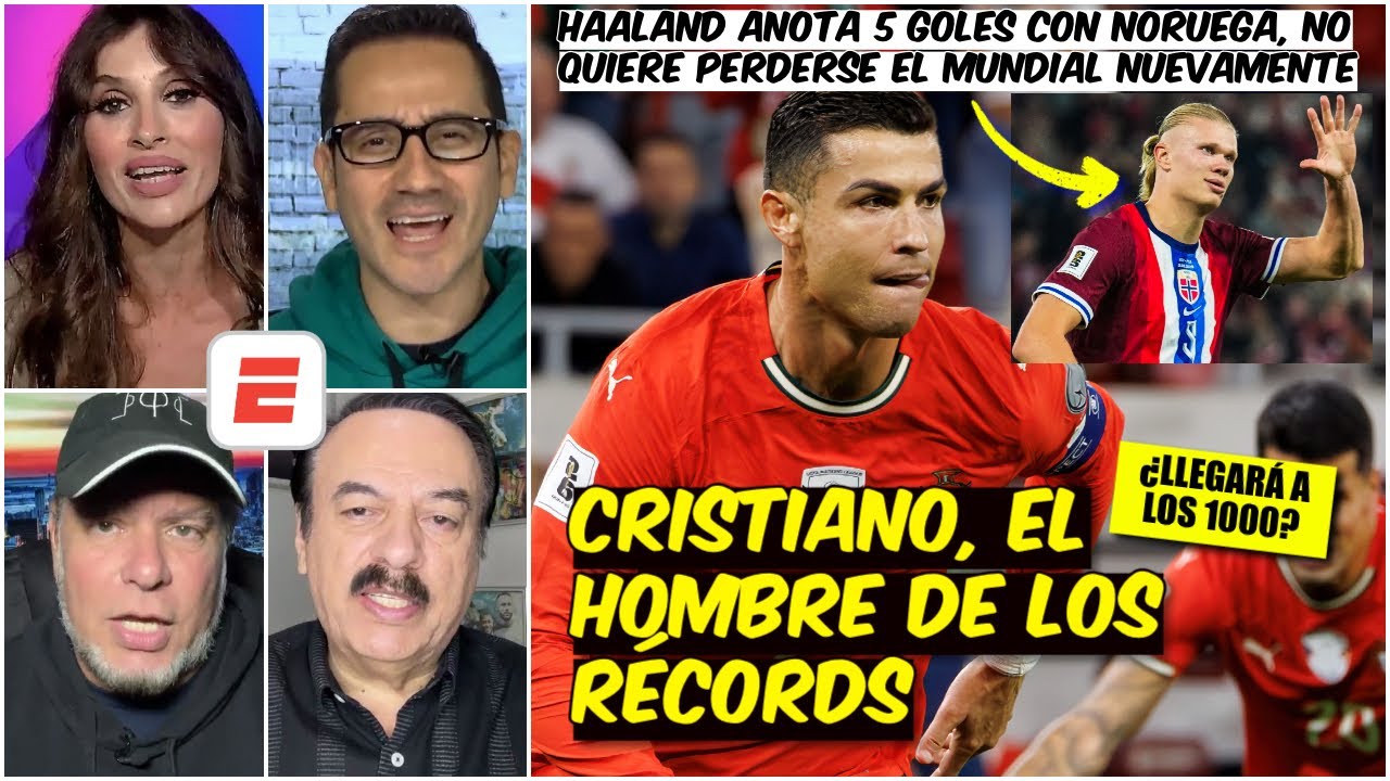 Cristiano Ronaldo IGUALA RÉCORD GOLEADOR; Haaland anota 5 GOLES y SUEÑA con el MUNDIAL | Exclusivos