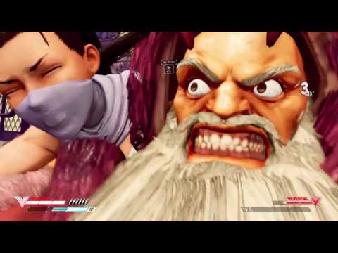 Ibuki gets caught in the Zangief Vortex