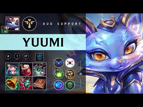 Yuumi Support vs Rakan - KR Diamond Patch 26.01