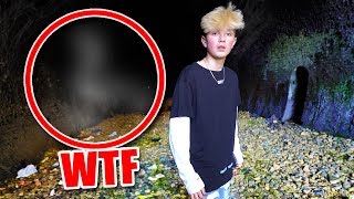 REAL GHOST SPOTTED IN HAUNTED TUNNEL!!!!! (WTF)