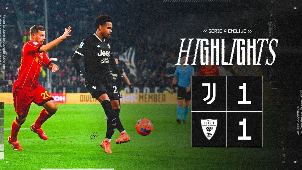 Juventus vs Lecce Highlights and Goals Season 2025/2026