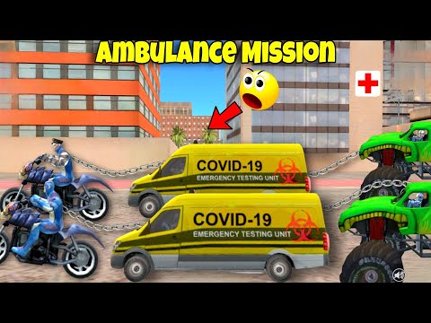 Rope Hero Vs Evil Rope Hero New Ambulance Mission in Vice Town | Rope Hero Vice Town