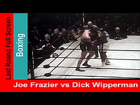 Joe Frazier vs Dick Wipperman, Widescreen Full Fight & Technical Knockout, Heavyweight Boxing Match