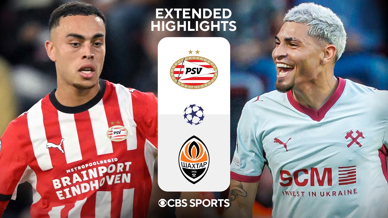PSV 1 - 1 FK Shakhtar Donetsk highlights
