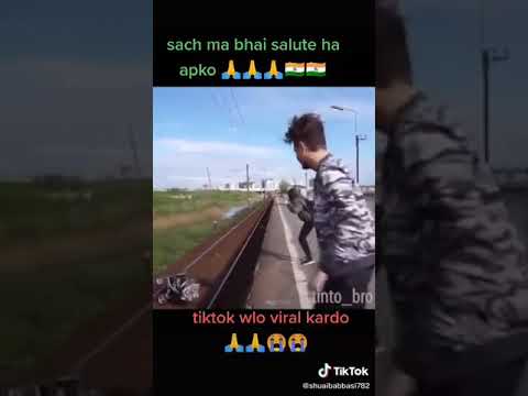 Little child Train accident