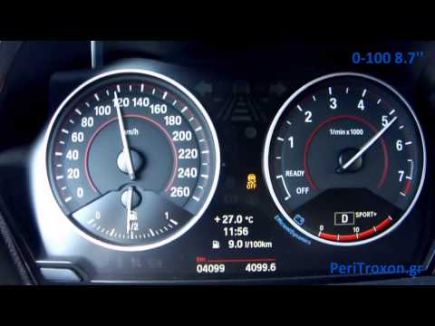 BMW 116i F20 136ps 0-160 km/h acceleration PeriTroxon.gr