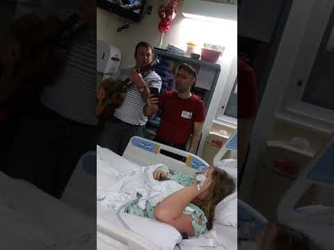 Jeremy Gaisin and Moshe Kopstick singing B'SHAIM HASHEM to Rebekah