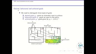 Goal-conditioned reinforcement learning: frameworks and core concepts