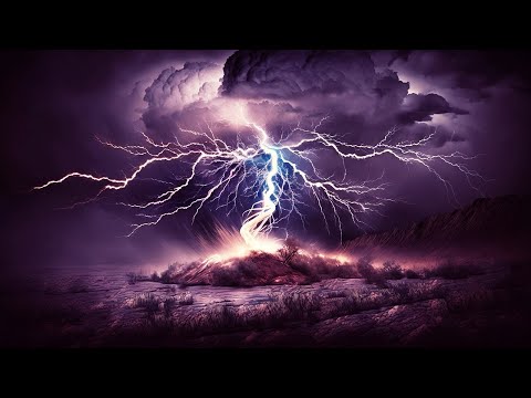 Intense Thunderstorm Sounds for Sleeping | Strong Rainstorm, Powerful Thunder Sounds & Lighning