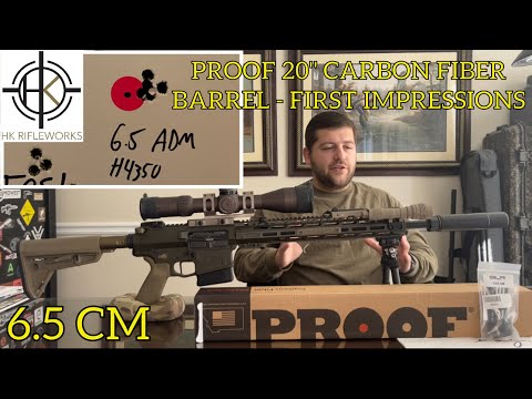 Proof Research 20” 6.5 Creedmoor Carbon Fiber Barrel - First Thoughts and Install