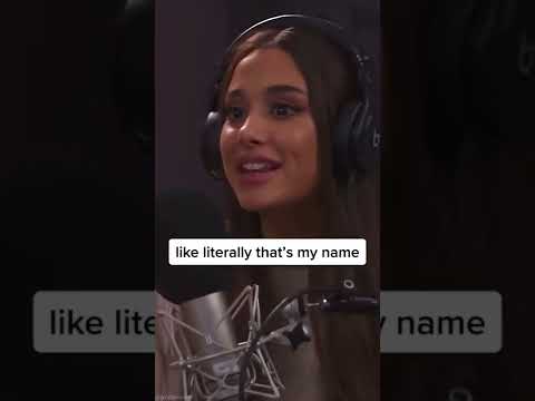 Ariana Grande pronouncing her name properly