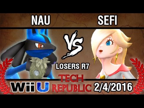 [Tech Republic] Nau (Lucario) vs SefiCompacto (Estela) SSB4 Losers R7 - Top 8