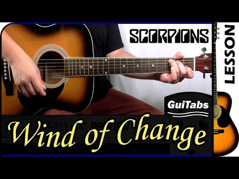How to play WIND OF CHANGE - Scorpions 🦂 / GUITAR Lesson 🎸 / GuiTabs #159