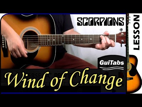 How to play WIND OF CHANGE - Scorpions 🦂 / GUITAR Lesson 🎸 / GuiTabs N°159