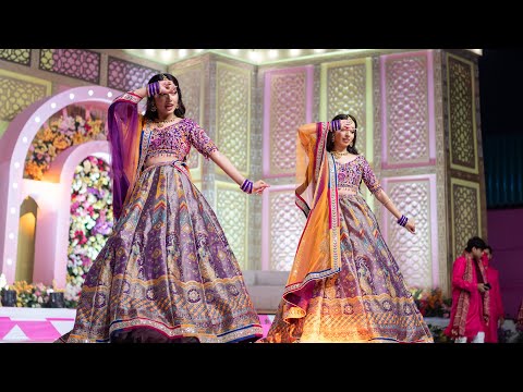 Dilbar X Saki Saki Dance Performance at Our Sister’s Haldi!💛💃