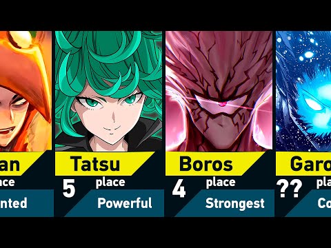 The Strongest One Punch Man Characters