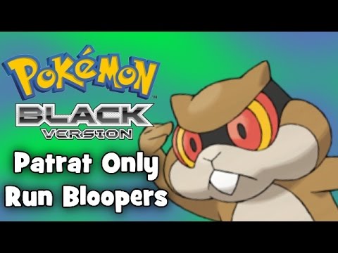Pokemon Black - Patrat Only Run Bloopers