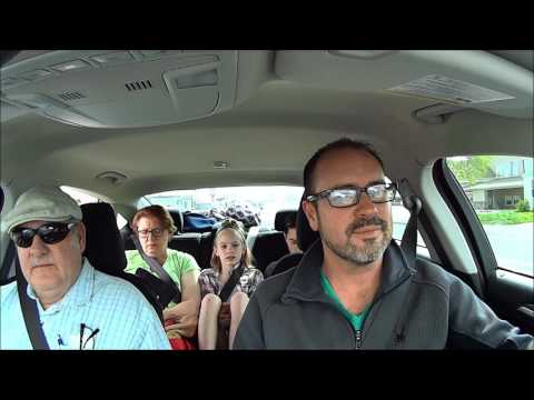 Driving through town in Billings, MT