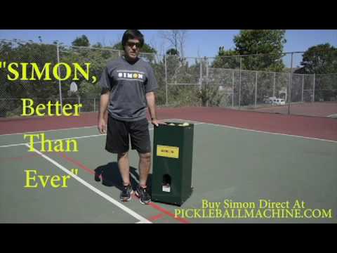 Simon2 pickleball throwing machine. Wireless remote. Only with Simon !