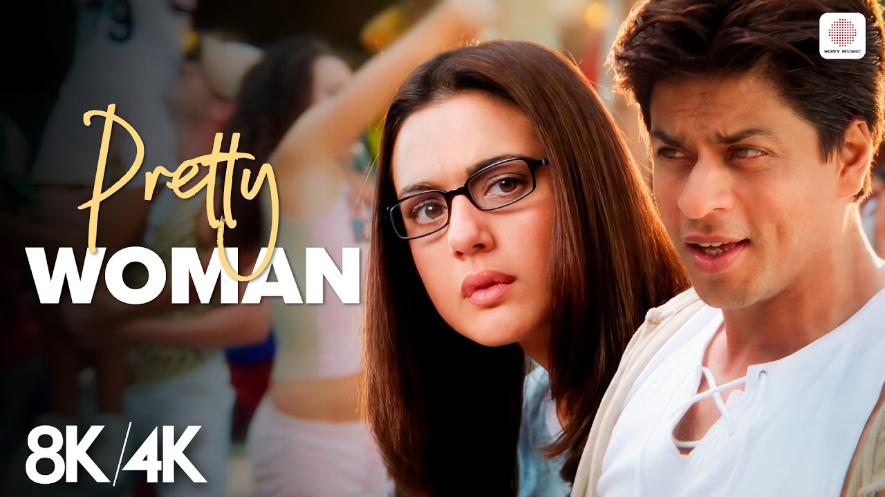 Pretty Woman - 8K/4K Music Video | Shah Rukh Khan | Preity Zinta | Shankar Mahadevan | Kal Ho Naa Ho