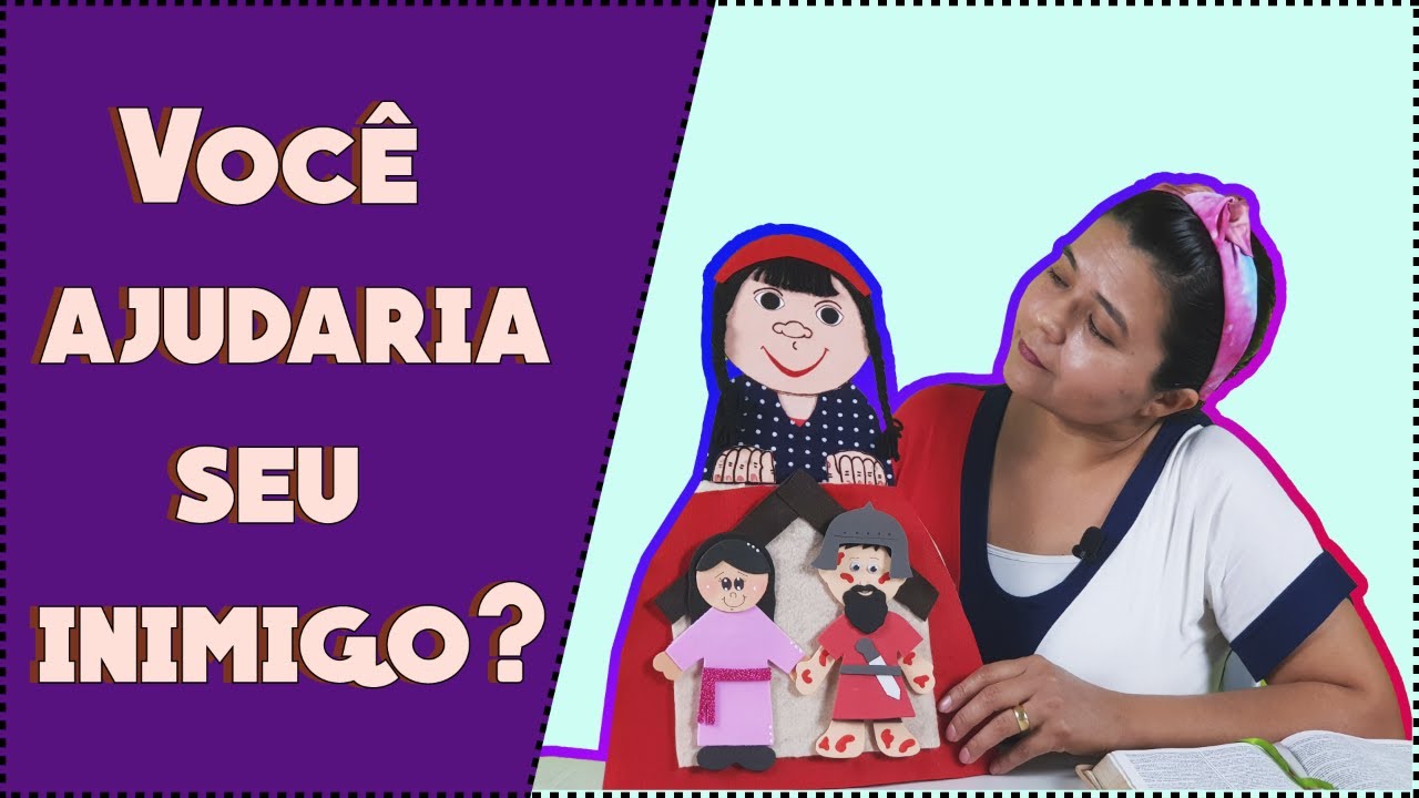 A cura de Naamã - História Bíblica Infantil.