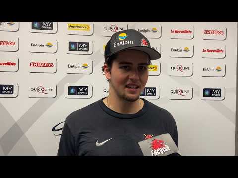 Dario Burgener im Interview nach dem 5:2 Sieg gegen den EHC Olten