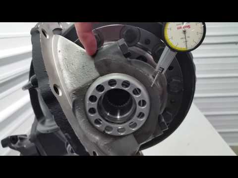 Ford 9" carrier bearing preload by measuring case spread.