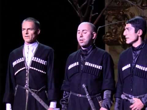 Georgian folk ensemble KERIA  - DALIE (lechkhumian table)