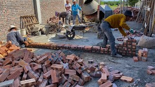 Building a basic house with modern architecture . Journey to build a dream house
