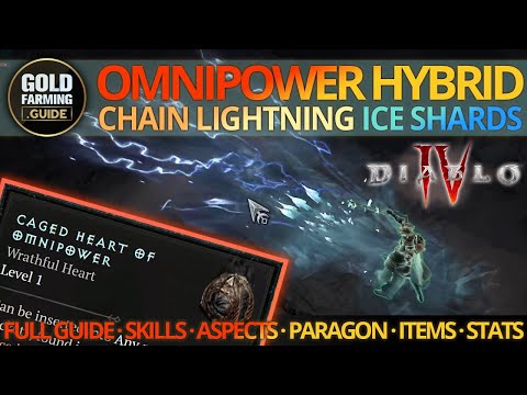 Diablo 4 Season 1 - Omnipower Chain Lightning Permafrost & Ice Shard Hybrid Build! Full Build Guide!