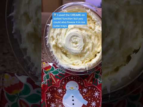 DIY eggnog ice cream so refreshing