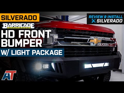 2019-2021 Silverado 1500 Barricade HD Front Bumper with LED Lights Review & Install
