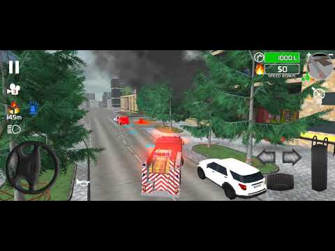 Fire engine simulator - android gameplay#5 -skisosoft  games 