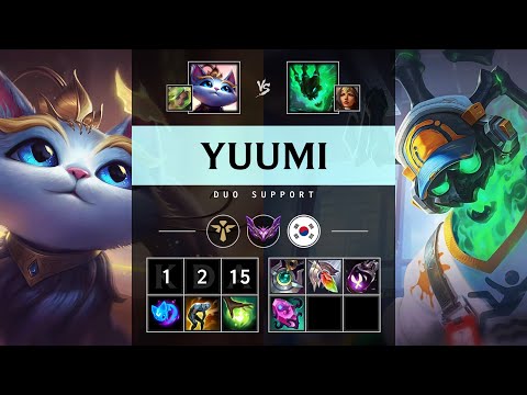 Yuumi Support vs Thresh - KR Master Patch 25.19