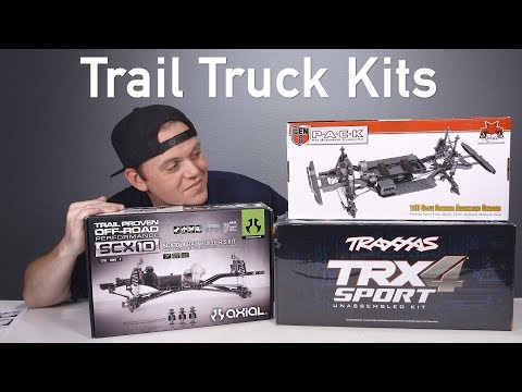 No RTR Here - Axial SCX10 II Kit, Traxxas TRX4 Unassembled Kit, HPI Venture SBK & Redcat GEN8 PACK