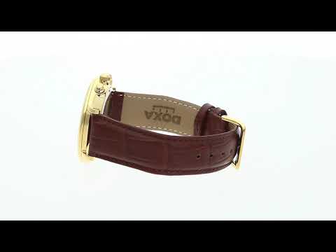 Doxa D-Light Gent Chrono Yellow Gold PVD 172.30.011.02 Zegarek / Watch 360