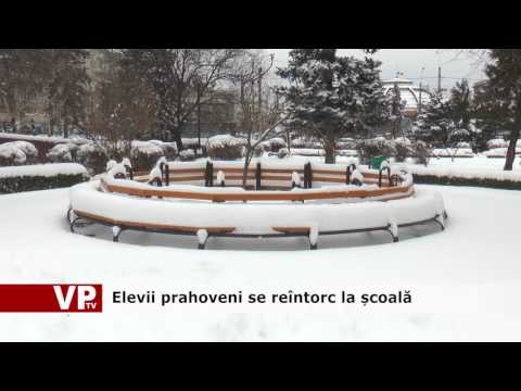 Elevii prahoveni se reîntorc la școală