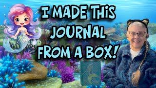 I MADE THIS JOURNAL FROM A BOX! Mermaid's Tale Journal: Hawaii Tea
