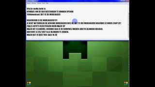 preview picture of video 'Minecraft Hoe gebruik je TooManyItems'