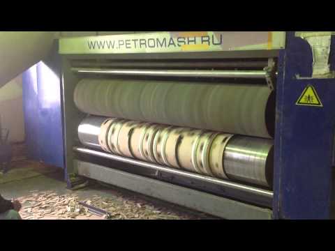 Линия для пр-ва гофротары YKM 1350 x 2500 (б/у)