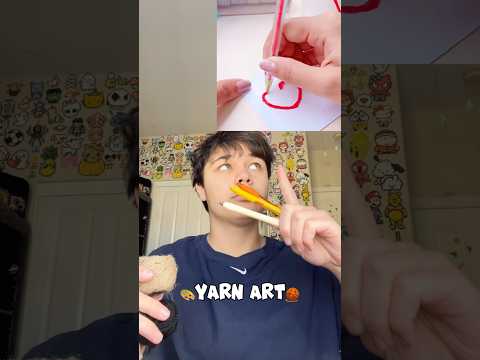 🧶Diy Super Cool Yarn Art!?!#diy #diycrafts #crafts #craft #papercraft #cool #art @mukta_art_craft