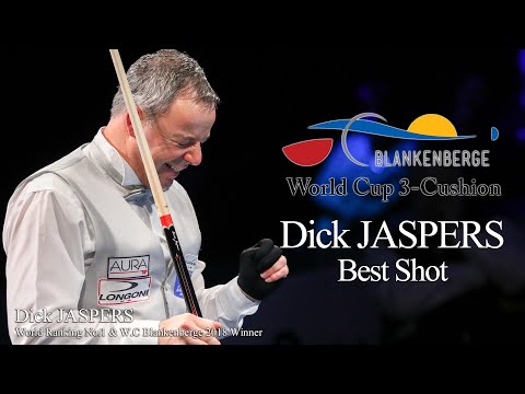 Dick JASPERS Best Shot in World Cup 3-Cushion Blankenberge 2018