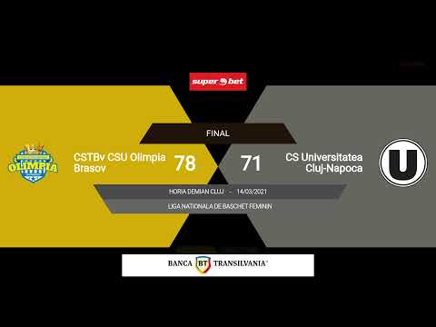 LNBF 2020-2021: CSTBv CSU Olimpia Brasov - Universitatea Cluj-Napoca