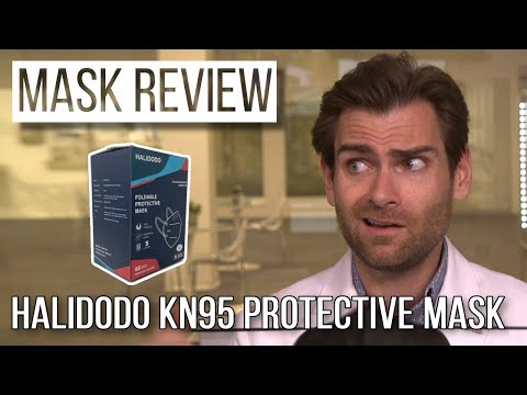 HALIDODO KN95 mask review video thumbnail
