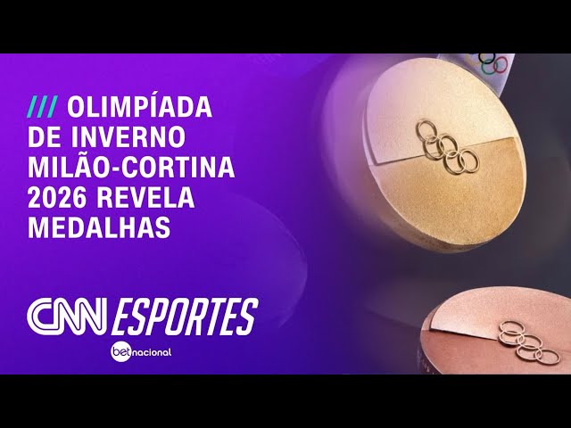 Itália revela medalhas da Olimpíada de Inverno Milão-Cortina 2026 | LIVE CNN
