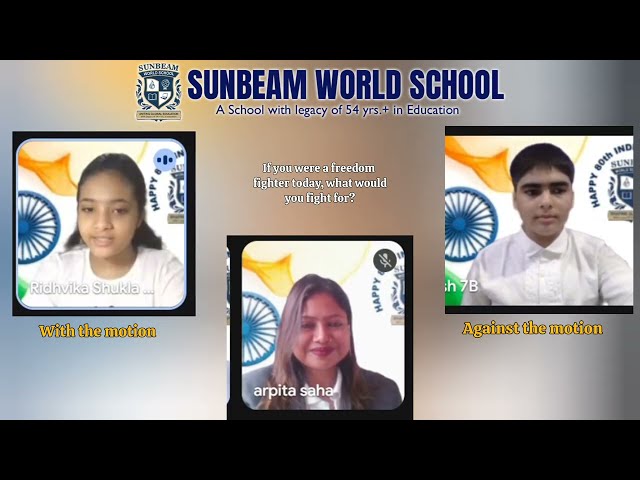 If You Were a Freedom Fighter Today, What Would You Fight For? | Independence Day Debate | Part 1